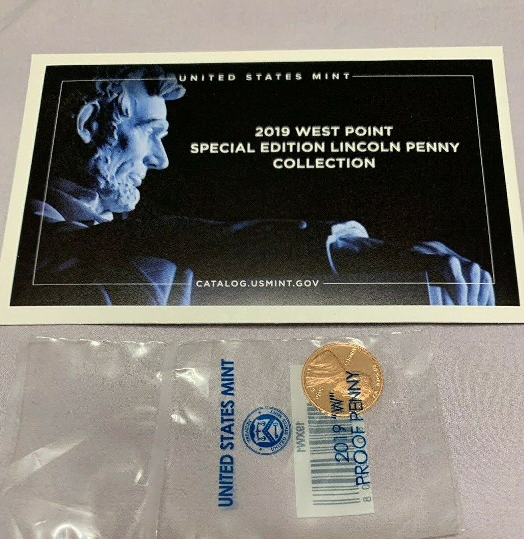 2019 W Lincoln Proof New Premium With Coa Sealed Minted Cent! First W Sealed Ogp